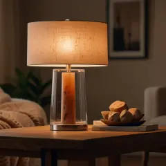 Jakie zalety ma lampa ze szklaną podstawą? Elegancja i nowoczesny design