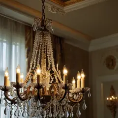 Szklany żyrandol - Elegancja w każdym detalu - możliwości stylowego oświetlenia