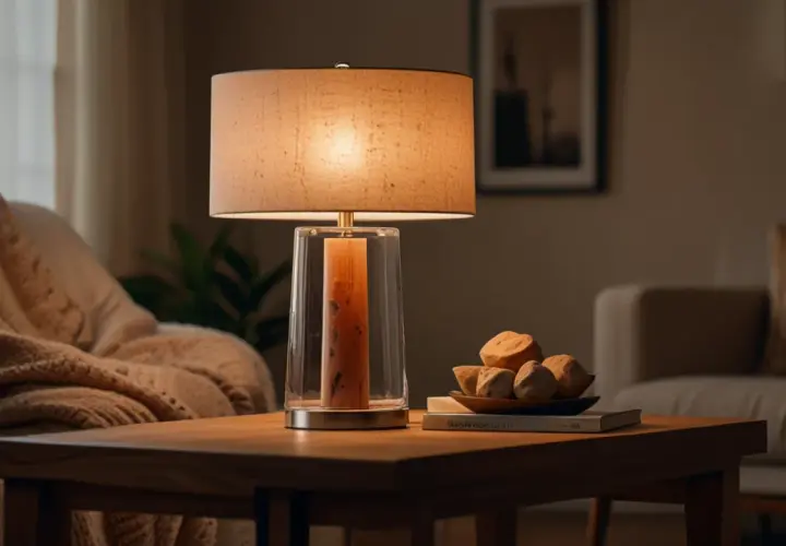 Jakie zalety ma lampa ze szklaną podstawą? Elegancja i nowoczesny design