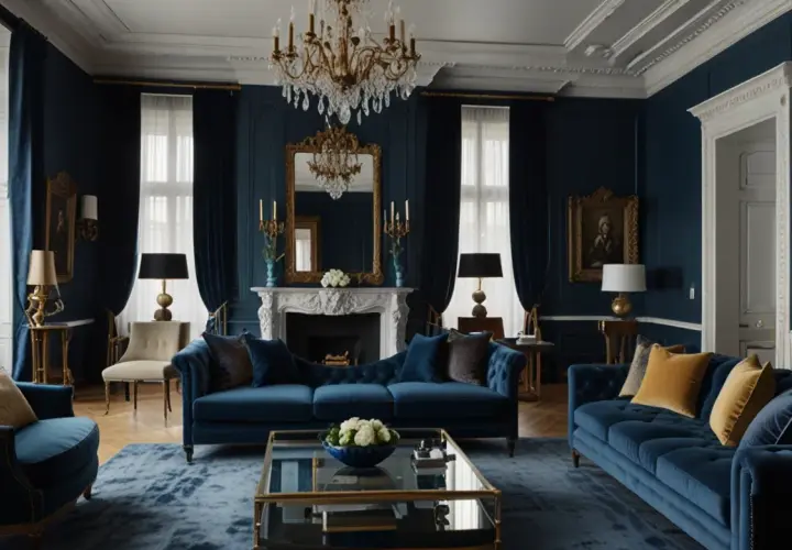 Aranżacje w stylu Modern Classic do salonu - Klasyka w nowoczesnym wydaniu