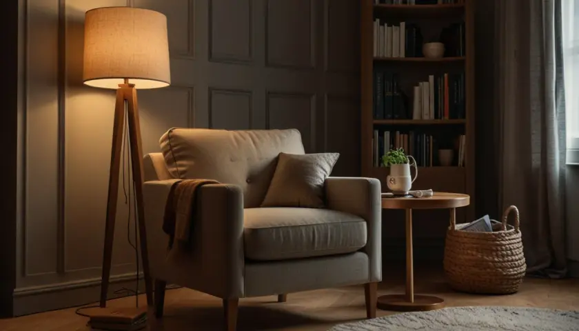 Lampa ze stolikiem: Jakie są zalety lamp stojących ze stolikiem?