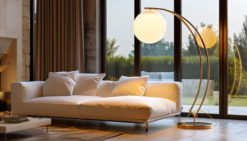 Piękna lampa do salonu: Jak wybrać najpiękniejszą lampę stojącą?