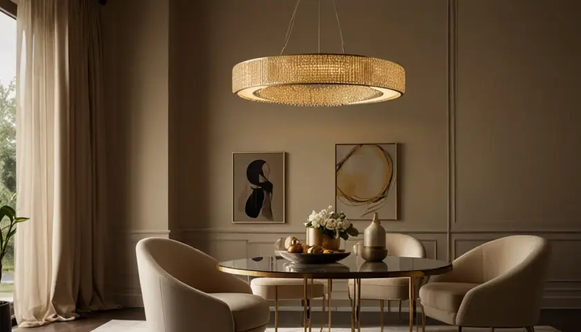 Lampa wisząca ring: Czy złota lampa wisząca ring jest modna?